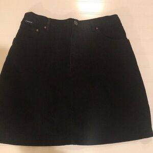 Agolde Black Jean Skirt - Sz 30